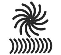 Anneome 48Pcs Eyelash Curler Pads Replacement Soft Silicone Rubber for Curlers Black with Clear Box Comfortable Curling Experience Ample Supply Rubber