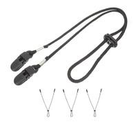 Anneome 4pcs Adjustable Hat Chin Cord Clips Removable Elastic Strap for Sun Hats Fishing Sailing Outdoor Activities Durable Clips Windy Days