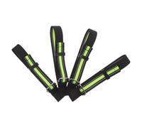 Anneome 4pcs Adjustable Ski Binding Brake Retainer Bands with Buckles No-slip Snowboard Fastener Straps for Boots and Poles Secure Ski Brake Holders for Stable Quick Installation Winter