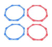 Anneome 4pcs Agility Training Rings Set Octagonal Speed Circles for Soccer Basketball Versatile Multi Sport Drills Equipment for Youth Enhance Reaction Coordination Skills