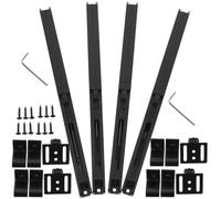 Anneome 4pcs Barn Door Soft Close Damper Kit High-Strength Door Buffer for Vibration Reduction Noise Dampening Mechanism Easy Installation