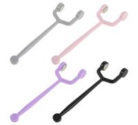 Anneome 4pcs Cat Eye Magnet Tool for Nail Art Craft Black Purple Grey Pink Magnetic Tools for Fingertips Party Decoration Home DIY