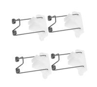 Anneome 4pcs Clipper Repair Tools with Precision Swing Head Fixed Guide Block and Plastic Parts for DIY and Salon Use Including Tension Springs for Stable Fixation