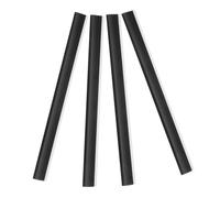 Anneome 4pcs Dustpan Rubber Lip Strip Replacement Edge Protectors 29cm Garbage Shovels Lip Trim Soft Pressing Strips for Metal Dustpan Side Bars Cleaning Accessories