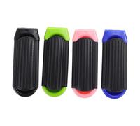 Anneome 4pcs Folding Hair Brush with Mirror Compact Travel Comb for Women Portable Pocket Reduces Breakage Promotes Healthy Hair Growth for School Bags Go Use