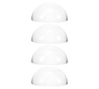 Anneome 4pcs Glass Paper Weights Half-Sphere Pattern Weights for Sewing Fabric Cutting Quilting Calligraphy Pressed Flower Decorative Paperweights for Home Craft