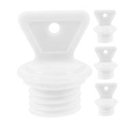 Anneome 4pcs Leak Resistant Hot Water Bottle Plug Inner Diameter Reusable Stopper Replacement Caps for Winter Heat Retention Compatible with Various Hot Water Bags