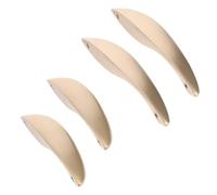 Anneome 4pcs Modern Cabinet Knobs Set Metal Door Handles for Wardrobe Drawer Cupboard, Pearl Gold Finish, 96mm 128mm Sizes, Home Accessories for Interior Doors