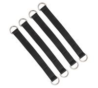 Anneome 4Pcs Multi Functional Fitness Hanging Belt for Weight Training and Pull Ups Durable Exercise Grips Straps for Gymnastic Rings for Bodybuilding Sports Enthusiasts