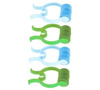 Anneome 4pcs Nose Fixing Clips for Nosebleed Stop and Breathing Training Pom Material Comfortable Nose Lifting Shaping in Blue and Green Suitable for Various