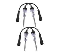 Anneome 4pcs Portable Spark Plug Tester Tool for Car Ignition Coil and Small Engines Ultraprecise Inline Ignition Circuit Detector Pen Lightweight Multi-vehicle Spark Test Device