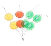 Anneome 4Pcs Reusable Cooling Gel Eye Masks for Lightweight PVC Nap Blindfolds with Mixed Fruit Colors Soothing Eye Covers for Relief and Fatigue
