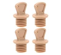 Anneome 4pcs Rubber Hot Water Bottle Lid Replacement Caps Leakproof Sealing Stoppers Flexible Heat-Resistant Plugs for Winter Hot Water Bags