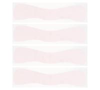 Anneome 4pcs Silicone Eyelash Extension Isolation Pads Soft Reusable Forehead Wave Lash Holder for Lash Lift Perming Makeup Protect Sensitive Skin