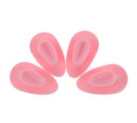 Anneome 4Pcs Silicone Facial Brush Double-sided Exfoliating Cleansing Scrubber Glove Shape for Makeup Removal and Deep Face Cleaning Soft Material Suitable for Daily Skincare and Giving