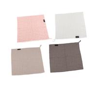 Anneome 4Pcs Small Kitchen Dish Towels Microfiber Absorbent Cleaning Cloths for Coffee Machine and Countertop Scratch-resistant Reusable Cup Clean Cloths