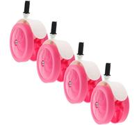 Anneome 4pcs Stroller Replacement Wheels, Silent Sturdy Swivel Casters with Detachable Plug, Walker Accessories for Pram, Quiet Comfortable Ride