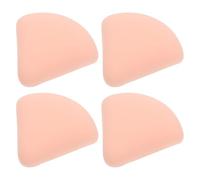 Anneome 4Pcs Supple Powder Puff Dual-use Wet and Dry Cosmetic Makeup Sponges for Compact Powder and Blush Application Skin-friendly Elastic Material Easy Blending for Face