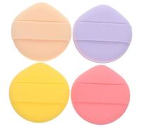 Anneome 4pcs Thickened Dual-sided Makeup Sponges with Wide Ribbon Foam Puff for Foundation Cream Concealer and Powder Suitable for Wet and Dry Use Versatile Cosmetic Applicator for Women