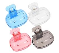 Anneome 4pcs Toothbrush Covers Caps Travel Friendly Tooth Brush Head Storage Lightweight Compact Toothbrush Protector Compatible with Made from Durable Pet Materials