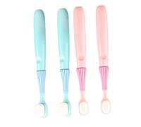 Anneome 4Pcs Toothbrush Shaped Training Brush with Extra Soft Bristles Fun Umbrella Design for Ages Gentle Cleaning for Boys and Easy to Clean