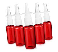 Anneome 5 Pcs Refillable Nasal Spray Bottles with Direct Spray Head Tight Seal Compact Plastic Travel Toiletries Bottles for Precise Application and Leak Prevention