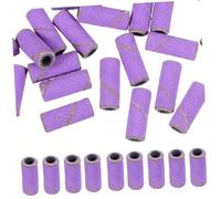 Anneome 50 pcs Mini Nail Sanding Bands Rings Grit for Manicure Acrylic Natural Nail Grinding Portable Lightweight Sanding Rings Salon Home Use