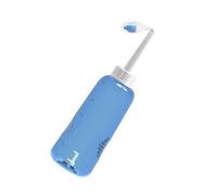 Anneome 500ml Plastic Nasal Washer with Water Flow Control and 2 Nozzles Blue Nasal Irrigation Bottle for Adults and Children Creative Appearance Instantly Relieves Congestion