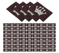 Anneome 500pcs Custom Clothing Tags for DIY Sewing Essentials Fade Resistant Embroidered Fabric Labels for Garments Hair Accessories Boutique Small Business