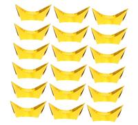 Anneome 500pcs Handmade Gold Props Chinese Ancestor Supplies DIY Worship Chinese Funeral Accessories Sacrificing Ancestor Handmade Worship Paper Golden