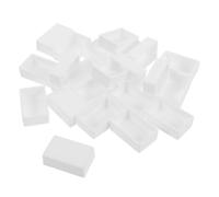 Anneome 50pcs Compact Watercolor Tray Palette Empty Paint Pans for Travel DIY Painting Quick-drying Mixing Palette for Artists and Students Portable Watercolor Paint Tray