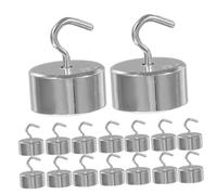 Anneome 50pcs Double Hooked Lab Weights Set Each Chrome-plated Iron Hanging Physics Experiment Kit for Science Teaching and Laboratory Use