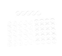 Anneome 50pcs Earring Support Backs Soft Silicone Piercing Discs for Comfortable Earring Wear Pads Prevent Scarring for Jewelry Making and Supplies