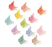 Anneome 50pcs Mini Butterfly Claw Hair Clips for Small Gradient Hair Claws Non-slip Mini Accessories for Stylish and Daily Wear