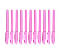 Anneome 50pcs Plastic Pen Empty Rods for Students and Friends, Protect Pen Cores from Leaking Ink being Broken, Suitable as Back-to-school Gifts, Pink Colour Office Supply
