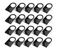 Anneome 50pcs Plastic Push Button Switch Notice Board Replacement Diameter Opening Electrical Frame Wear Resistant Identification Board for Compact Installation and Enhanced Visibility