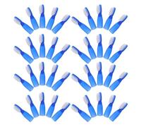 Anneome 50pcs Security Toothbrush Institutional Toothbrush Travel Teethbrush Tooth Brushes Pbt Blue
