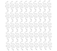 Anneome 50pcs Snake Nail Charms Silver Metal Nail Decorations Unique Retro Snake Shape Art Accessories for DIY Manicure and Jewels Craft