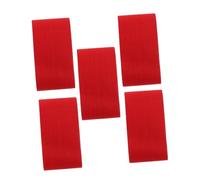 Anneome 5pcs Adjustable Youth Soccer Captain Armband Elastic Football Bands with Easy Closure Non-slip Red Captain Bands for Team Sports Training and Matches