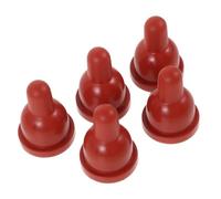 Anneome 5pcs Animal Nursing Bottle Nipples for Newborn Puppies, Kittens, Lambs and Goats - Rubber Replacement Teats for Livestock Feeding and Weaning Supplies