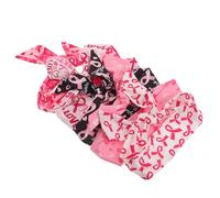 Anneome 5pcs Breast Cancer Awareness Month Headbands Pink Ribbon Hair Accessories Party Decoration Props Soft Lightweight Headwear for Women Fundraisers Photo Booth Celebrations