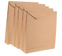 Anneome 5Pcs Kraft Paper Bags for Clothing and T Shirt and File Packaging Bags for Parties School Events and DIY Present Wrapping