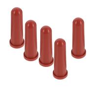 Anneome 5pcs Lamb Milk Feeder Nipples for Small Animals, Leakproof Rubber Bottle Replacement Teats for Kitten, Puppy, Rabbit Feeding and Weaning Supplies