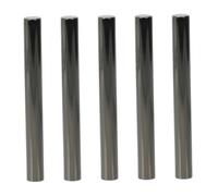 Anneome 5PCS Metal Manicure Brush Caps Inner Nail Brush Extension Covers Sealing Protective Pen Caps for Nail Art Pens Color Retaining Gold Gray