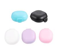 Anneome 5pcs Soap Box Soap Dish Container for Home Shower and Travel Leakproof Holder with Anti-slip Design