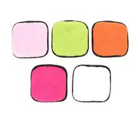 Anneome 5Pcs Square Makeup Removal Sponges Pads for Deep Cleansing and Oil Control Reusable Cotton Puff Pads Random Color for Daily Facial Skincare Random Color