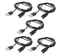 Anneome 5pcs USB Charging Cords for Wp450ec Wp462ec -1 Oral Irrigator Replacement, Rechargeable Portable Flosser USB Charger Cable Compatible with Cordless Water Flossers