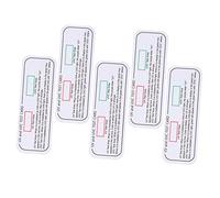 Anneome 5pcs Uvc-uva Indicator Test Cards Indoor Uv Light Testing Strips for Identifying Uv Effects Compact and Portable Detection Paper