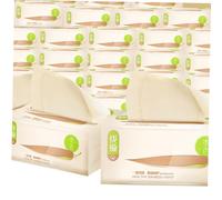 Anneome 6 Packs Bamboo Pulp Tissue Paper Extraction Type Soft Natural Unbleached Napkins for Home Restaurant Hotel Daily Use Safe and Skin Friendly