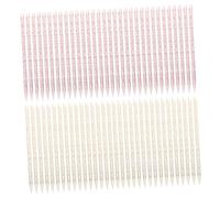 Anneome 600pcs Nail Art Sticks Dual Ended Dotting Tools with Rhinestone Applicator and Cuticle Pusher for Precise Salon Manicure Natural and Artificial Nails